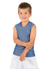 Solid Lycra Sleeveless Vneck Boys Tank