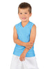 Solid Lycra Sleeveless Vneck Boys Tank