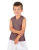 Solid Lycra Sleeveless Vneck Boys Tank