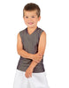 Solid Lycra Sleeveless Vneck Boys Tank