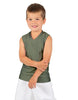 Solid Lycra Sleeveless Vneck Boys Tank