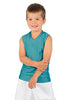 Solid Lycra Sleeveless Vneck Boys Tank