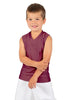 Solid Lycra Sleeveless Vneck Boys Tank