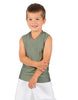 Solid Lycra Sleeveless Vneck Boys Tank