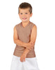 Solid Lycra Sleeveless Vneck Boys Tank