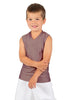Solid Lycra Sleeveless Vneck Boys Tank