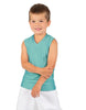 Solid Lycra Sleeveless Vneck Boys Tank
