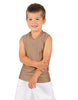 Solid Lycra Sleeveless Vneck Boys Tank