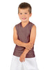 Solid Lycra Sleeveless Vneck Boys Tank