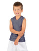 Solid Lycra Sleeveless Vneck Boys Tank