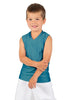Solid Lycra Sleeveless Vneck Boys Tank