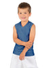 Solid Lycra Sleeveless Vneck Boys Tank