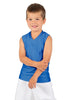 Solid Lycra Sleeveless Vneck Boys Tank