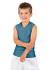 Solid Lycra Sleeveless Vneck Boys Tank