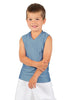 Solid Lycra Sleeveless Vneck Boys Tank