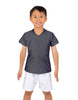 Solid Lycra Boys V-Neck T-Shirt