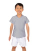 Solid Lycra Boys V-Neck T-Shirt