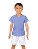 Solid Lycra Boys V-Neck T-Shirt