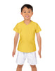 Solid Lycra Boys V-Neck T-Shirt