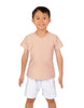 Solid Lycra Boys V-Neck T-Shirt