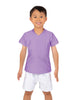 Solid Lycra Boys V-Neck T-Shirt