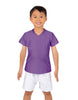 Solid Lycra Boys V-Neck T-Shirt