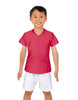 Solid Lycra Boys V-Neck T-Shirt