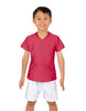 Solid Lycra Boys V-Neck T-Shirt