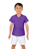 Solid Lycra Boys V-Neck T-Shirt