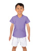 Solid Lycra Boys V-Neck T-Shirt