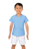 Solid Lycra Boys V-Neck T-Shirt