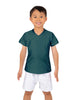 Solid Lycra Boys V-Neck T-Shirt