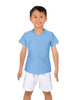 Solid Lycra Boys V-Neck T-Shirt