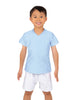 Solid Lycra Boys V-Neck T-Shirt