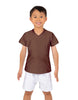 Solid Lycra Boys V-Neck T-Shirt