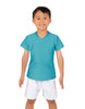 Solid Lycra Boys V-Neck T-Shirt
