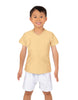 Solid Lycra Boys V-Neck T-Shirt