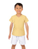Solid Lycra Boys V-Neck T-Shirt