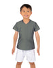 Solid Lycra Boys V-Neck T-Shirt