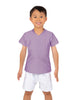 Solid Lycra Boys V-Neck T-Shirt