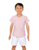 Solid Lycra Boys V-Neck T-Shirt