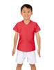 Solid Lycra Boys V-Neck T-Shirt