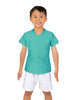 Solid Lycra Boys V-Neck T-Shirt
