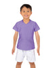 Solid Lycra Boys V-Neck T-Shirt