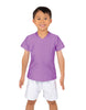 Solid Lycra Boys V-Neck T-Shirt