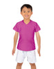Solid Lycra Boys V-Neck T-Shirt