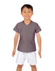 Solid Lycra Boys V-Neck T-Shirt