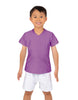 Solid Lycra Boys V-Neck T-Shirt