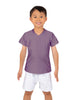 Solid Lycra Boys V-Neck T-Shirt