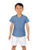 Solid Lycra Boys V-Neck T-Shirt